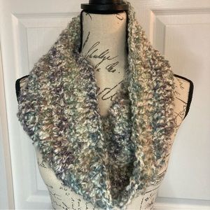 Crochet chunky cowl scarf and matching headband